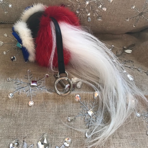 FENDI fur bag charm - Picture 5 of 7